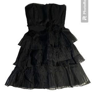 White House Black Market Layered Crimp Cocktail Dress